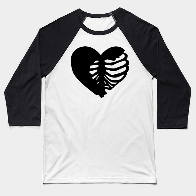 ribcage heart Baseball T-Shirt by Jacqui96